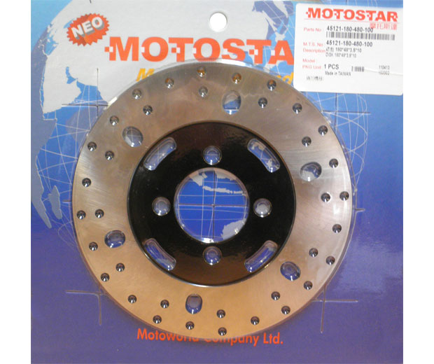 Δισκόπλακα MOTOSTAR 180X48X3.5/4X10(393) BOOSTER50'99,BW'S50'96-12,RS SPY50'96-00