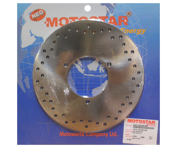 Δισκόπλακα MOTOSTAR 230X84X5/3X8.5(779) Πισ. YP250DX MAJESTY'98-99