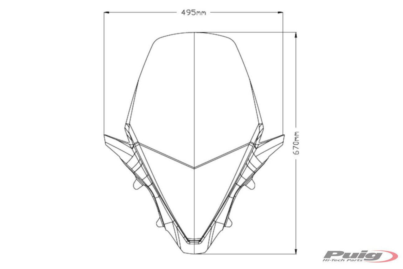 Παρμπρίζ PUIG 20637H V-TECH LINE SMOKE PCX125 '21-23 E5